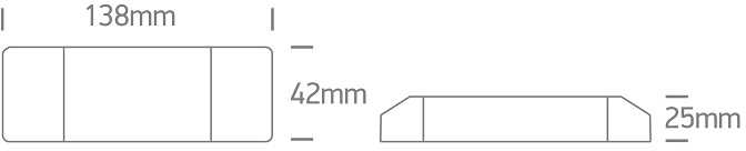 14-43,7W LED maitinimo šaltinis, DALI/PUSH, 700-1050mA, 89044L