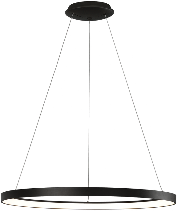 44W LED pakabinamas šviestuvas GRACE, juodas, 2700/3000/4000K, C3848272N