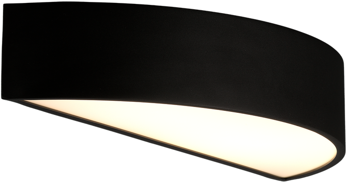 44W LED sieninis šviestuvas ISIA, juodas, 3000/4000K, A3453670N