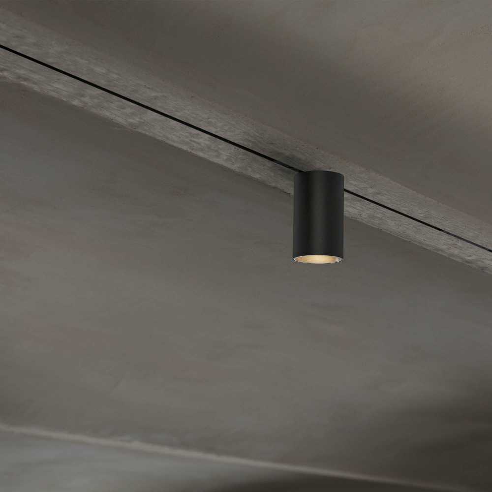 4,5W LED akcentinis šviestuvas į linijinės sistemos bėgelį DEVA, juodas, 3000K, 332789