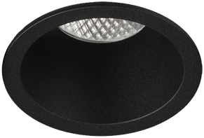 4,5W LED įleidžiamas šviestuvas KIDAL, juodas, 2700K, dimeriuojamas, IP44, E3771490NDT