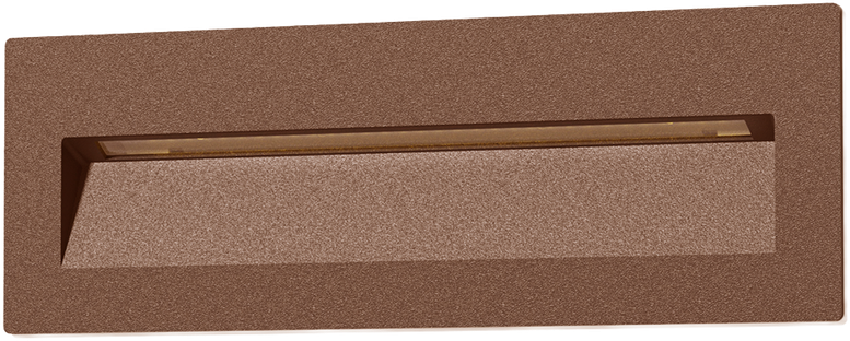 4,5W LED įleidžiamo montavimo sieninis šviestuvas NASHIRA, rūdžių sp., 2200/2700/3200/4000K, IP65, E2062171M