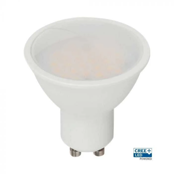V-tac 4,5W LED lemputė, GU10, 100°, 3000K, CREE LED chip
