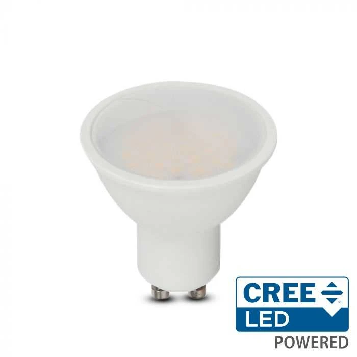 V-tac 4,5W LED lemputė, GU10, 100°, 3000K, CREE LED chip