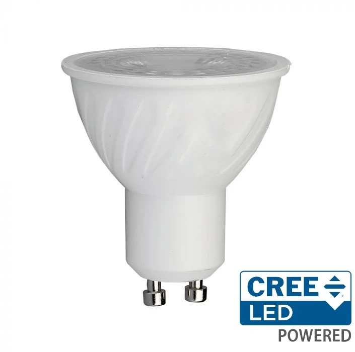 4,5W LED lemputė, GU10, 38°, 3000K, CREE LED chip