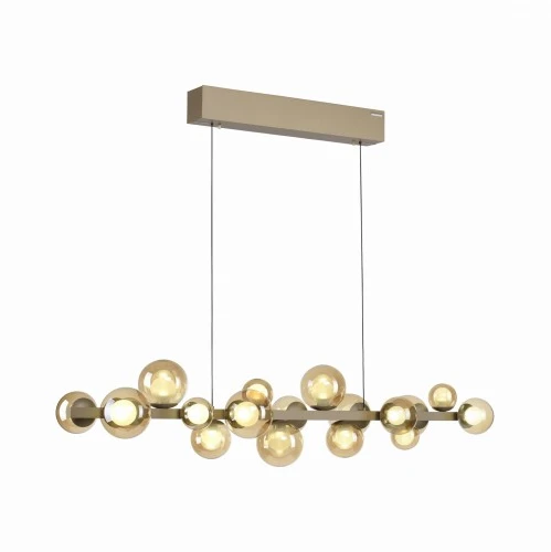 45W LED pakabinamas šviestuvas E-POPUP, bronzos sp., 2200-5000K, dimeriuojamas, reguliuojamo aukščio