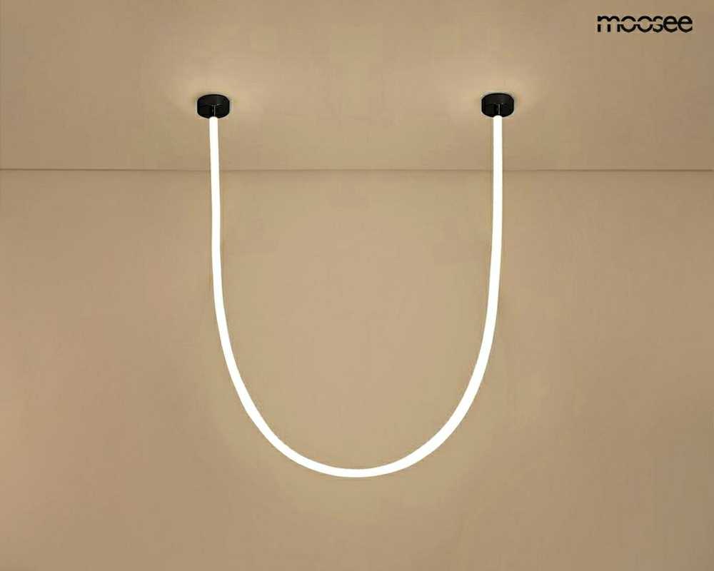 45W LED pakabinamas šviestuvas LASSO 400 SMART, juodas, 3000/4000K