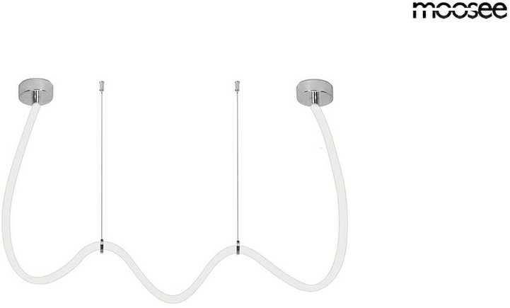 45W LED pakabinamas šviestuvas LASSO 400 SMART, sidabro sp., 3000/4000K