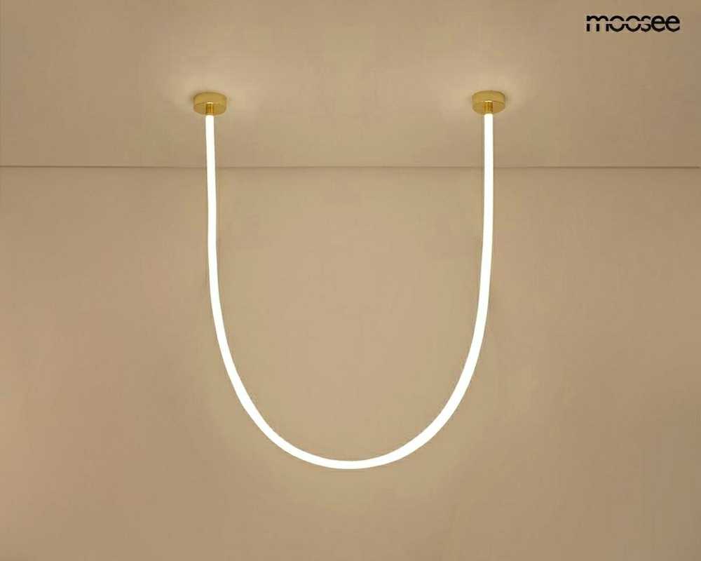 45W LED pakabinamas šviestuvas LASSO 400 SMART, aukso sp., 3000/4000K