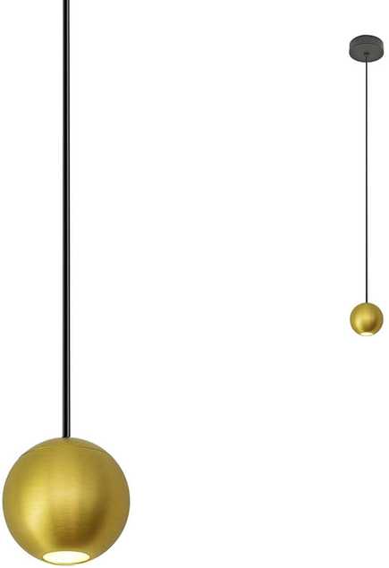 4,5W LED pakabinamas šviestuvas OBO, žalvario sp., 3000K, 01-2357
