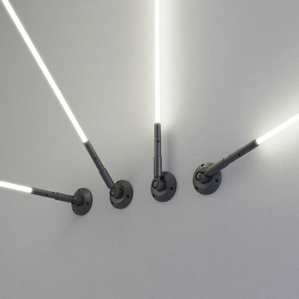 45W LED šviestuvas - juosta, skirtas sistemai FREEDOM 360, juodas, 3000K, IP65, 5m ilgis, 01-4169