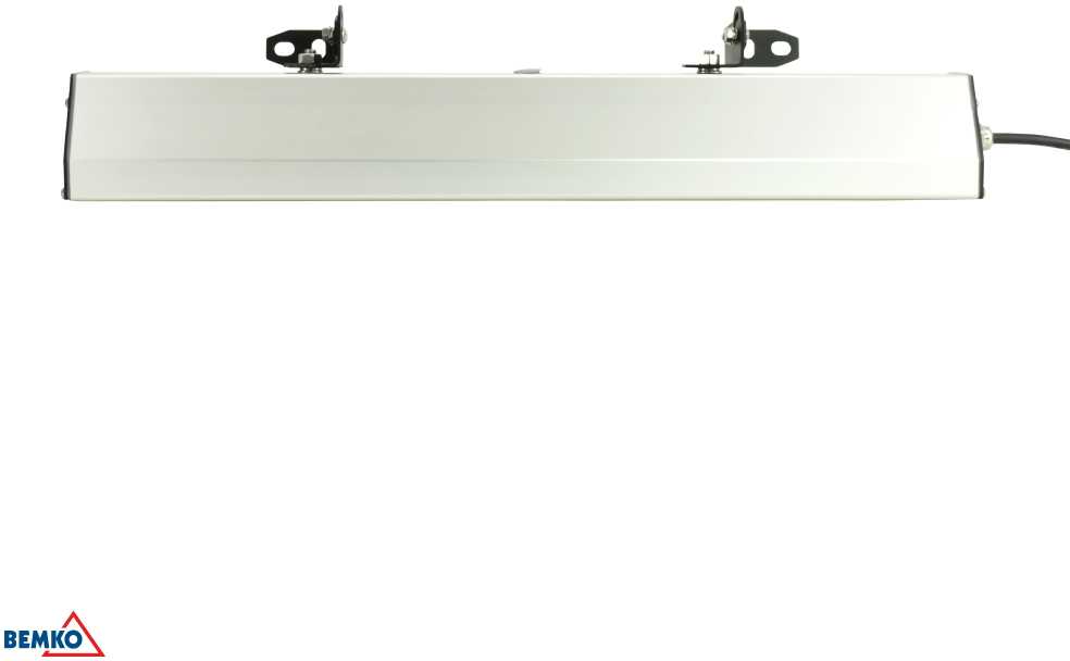 46W LED linijinis pramoninis šviestuvas MASTER STANDARD, anoduoto aliuminio sp., 4000K, IP65