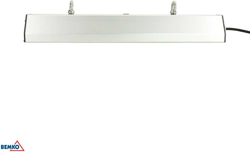 46W LED linijinis pramoninis šviestuvas MASTER STANDARD, anoduoto aliuminio sp., 4000K