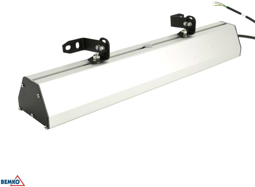 46W LED linijinis pramoninis šviestuvas MASTER STANDARD, anoduoto aliuminio sp., 4000K, IP65