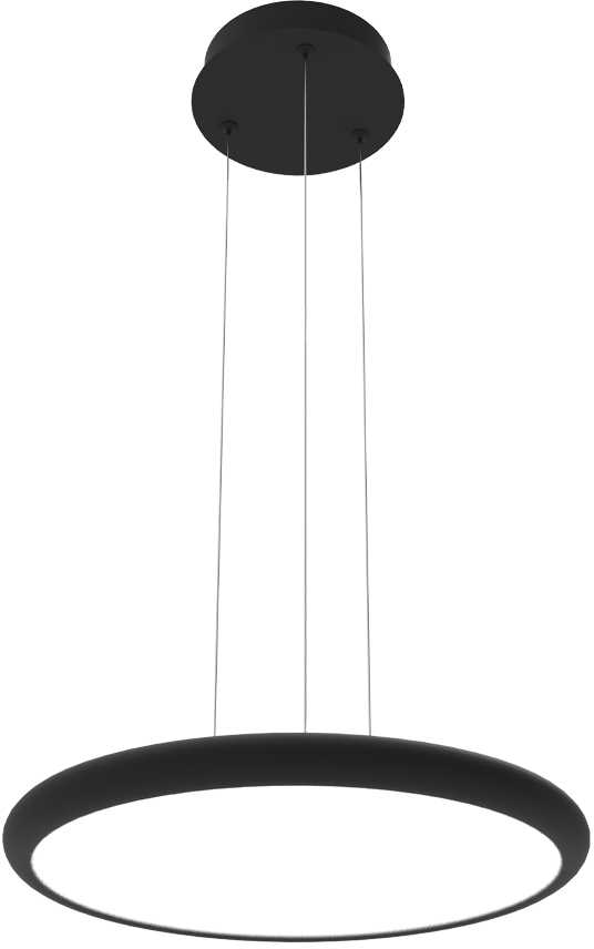 46W LED pakabinamas šviestuvas BENETT, juodas, 3000K, dimeriuojamas, 4340801