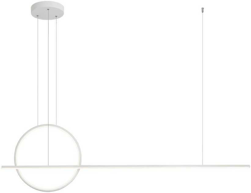 46W LED pakabinamas šviestuvas GIOTTO, baltas, 3000K, dimeriuojamas, 01-1734