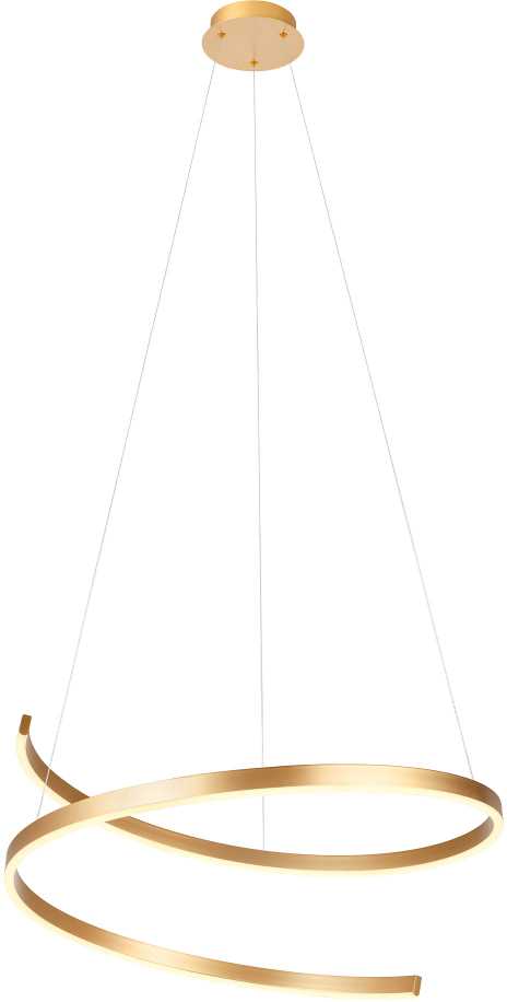 46W LED pakabinamas šviestuvas SCROLL, matinės bronzos sp., 3000/4000/6000K, dimeriuojamas, 01-4017