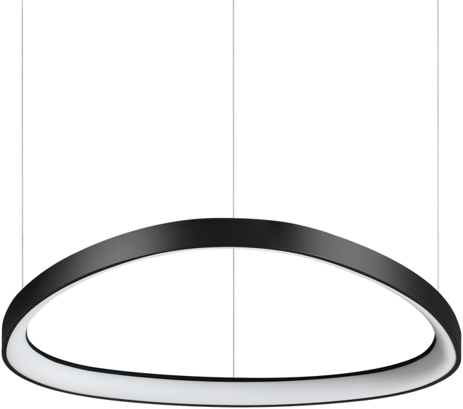 47W LED pakabinamas šviestuvas GEMINI, juodas, 4000K, 372167