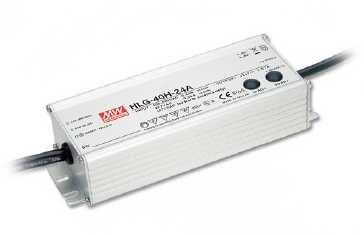 480W LED impulsinis maitinimo šaltinis Mean Well, 24V, 20A, PFC, reguliuojamas, IP65