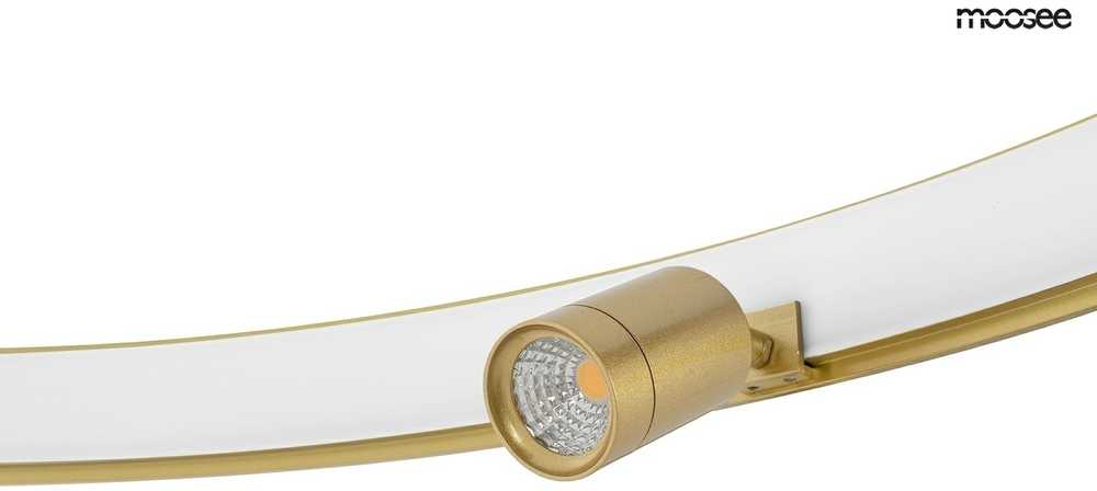 48,3W LED pakabinamas šviestuvas CIRCLE SPOT 60, aukso sp., 3000K