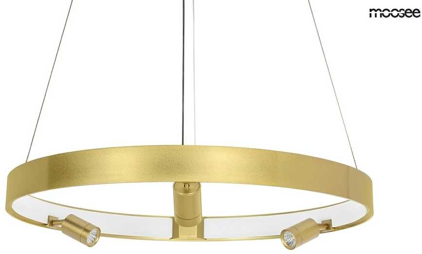 48,3W LED pakabinamas šviestuvas CIRCLE SPOT 60, aukso sp., 3000K