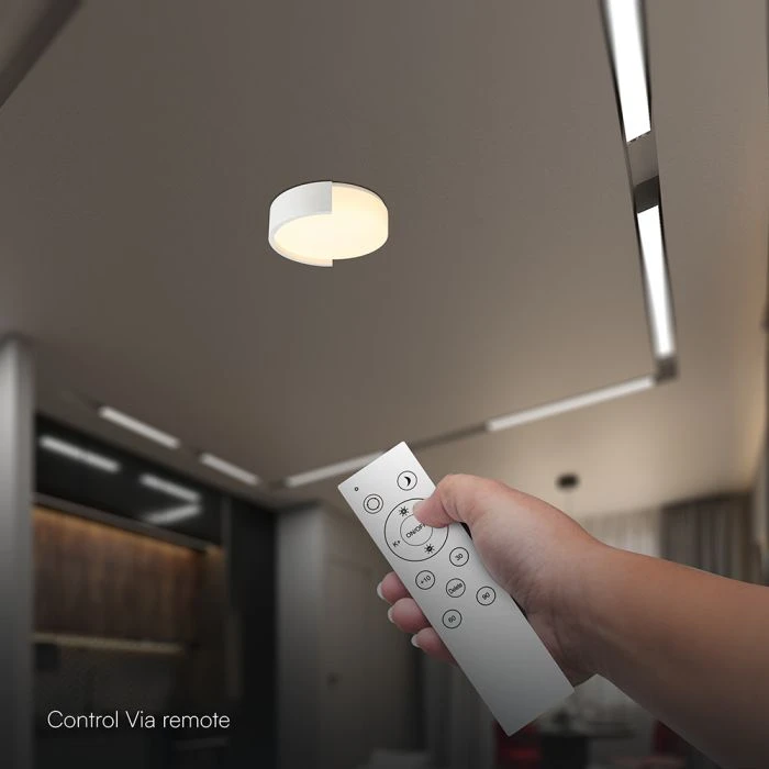 48W LED lubinis šviestuvas, baltos sp., 3000/4000/6000K, dimeriuojamas