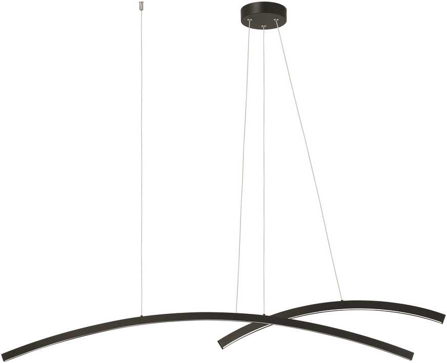 48W LED pakabinamas šviestuvas, juodas, 3000K, dimeriuojamas, 20130