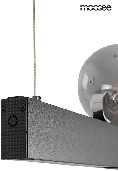 48W LED pakabinamas šviestuvas LINEAL, 4xG4, juodas, 3000K, parduodamas su lemputėmis