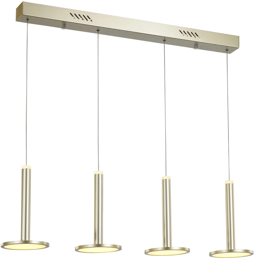 Lubinis šviestuvas 48W LED pakabinamas šviestuvas OLIVER, aukso sp., 3000K