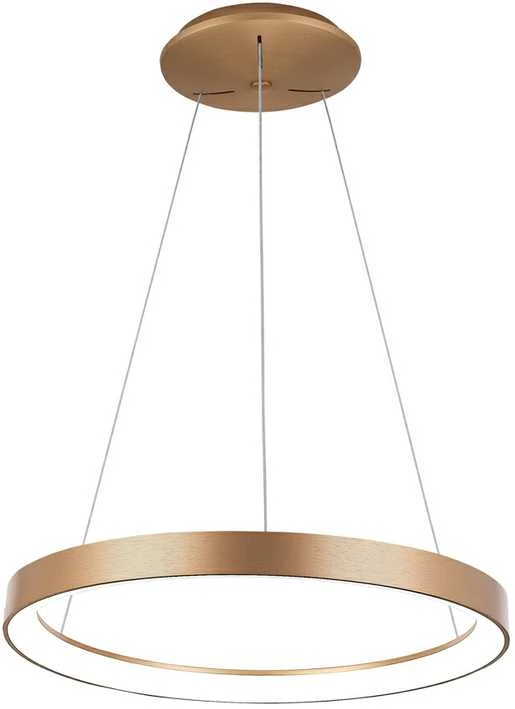 Italux 48W LED pakabinamas šviestuvas VICO, aukso sp., 3000/4000K, dimeriuojamas