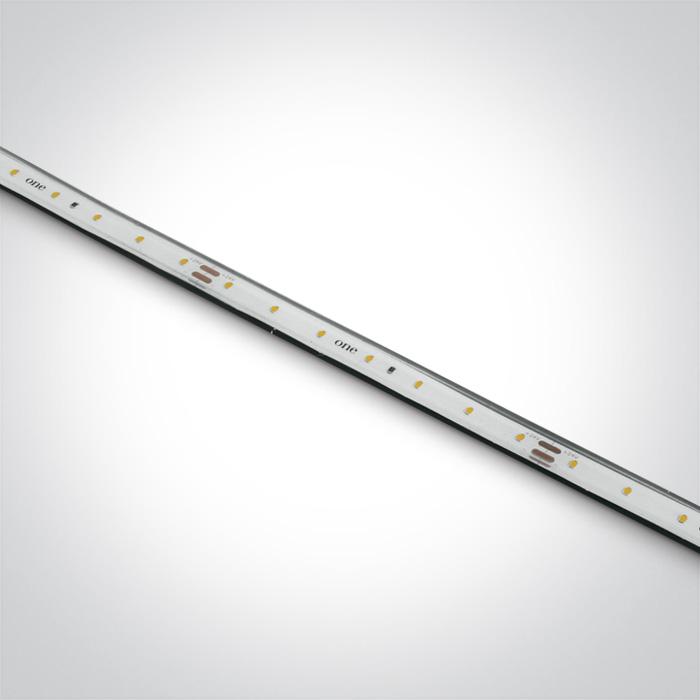 4,8W/m lanksti LED juosta, 70LED/m, 3000K, IP68, karpoma kas 10cm, 5m ritė, 7820W/W