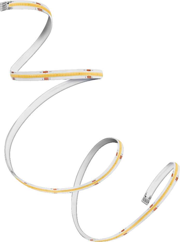 4,8W/m LED COB juosta, 3000K, IP20, 5m