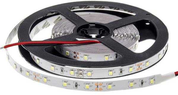 4.8W/m LED juosta OPTONICA, 12V, 6000K, 60 LED/m, 5m ritė