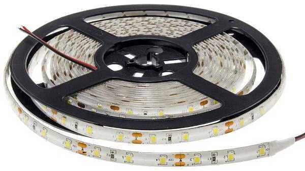 4.8W/m LED juosta OPTONICA, 12V, raudona šviesos sp., 60 LED/m, IP65. 5 metrų ritė.