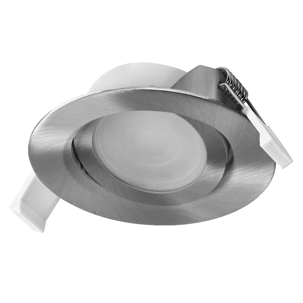 4,9W LED įleidžiamas šviestuvas SPOT, nikelio sp., 2700K