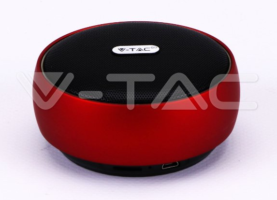 4W Bluetooth garsiakalbis, raudonos spalvos.
