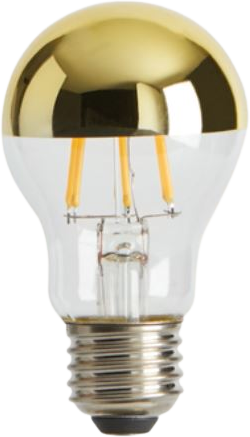 4W LED lemputė, E27, aukso sp., 2700K, dimeriuojama