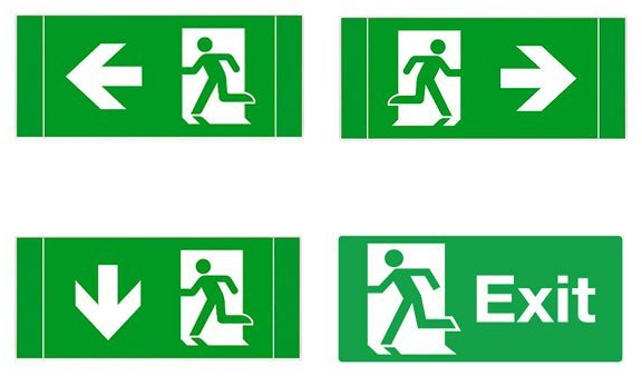 4W evakuacinis šviestuvas OPTONICA, IP65. Su baterija, kuri šviestuvą aprūpina elektra avariniu režimu iki 3h.