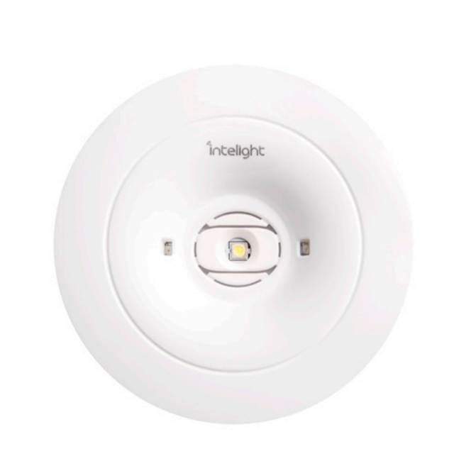Intelight 4W avarinis/evakuacinis šviestuvas STARLET SPOT ROUND SO 150 M 3H MT, baltas
