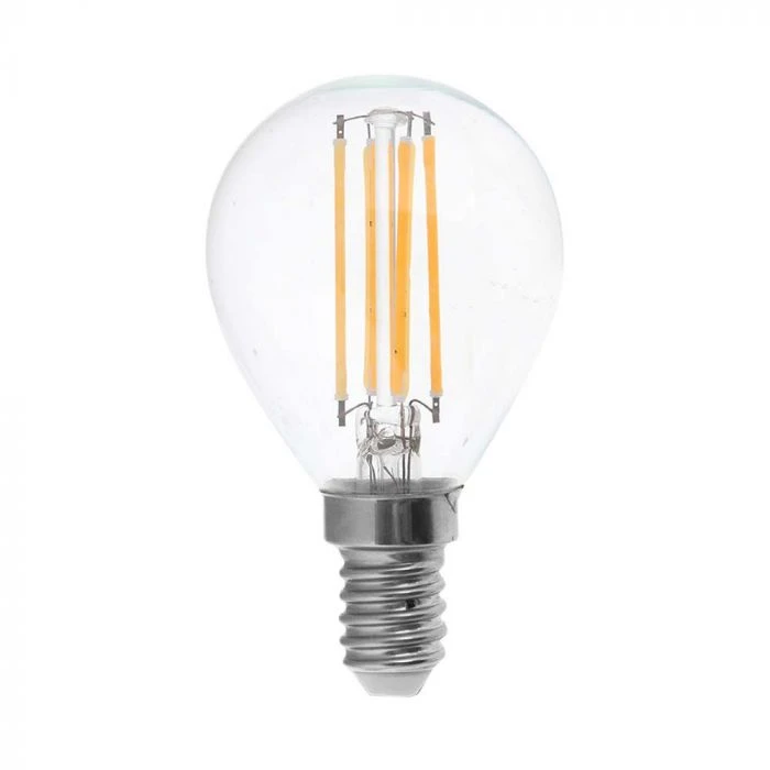 V-tac 4W LED filamentinė lemputė, E14, P45, 4000K