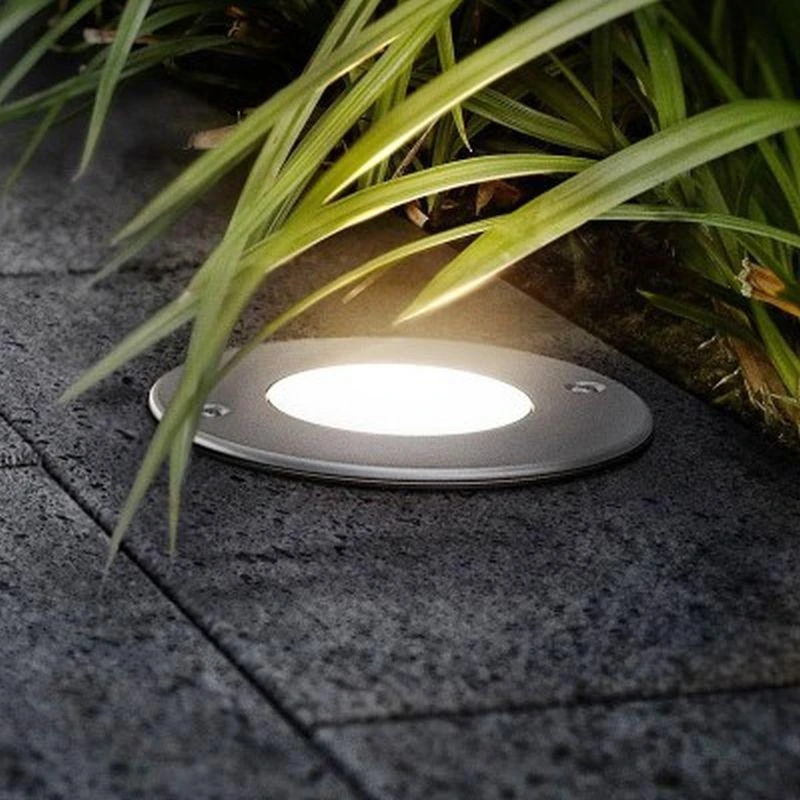 Philips 4W LED įleidžiamas lauko šviestuvas MOSS, plieno sp., 2700K, IP67