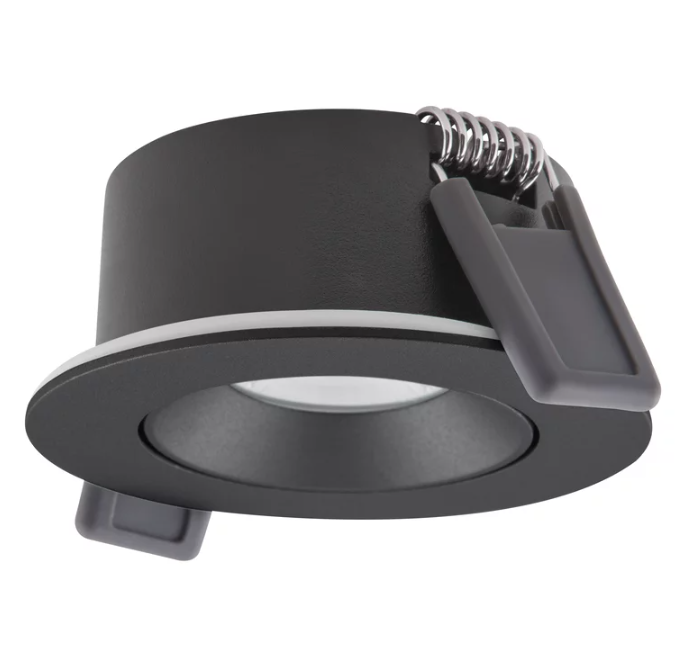 4W LED įleidžiamas šviestuvas SP AIR ADJ, juodas, 3000K, dimeriuojamas, reguliuojamas