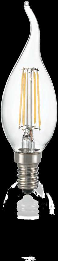 4W LED lemputė E14, 3000K, skaidri, dimeriuojama, 188911