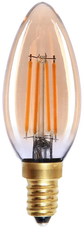 Italux 4W LED lemputė, E14, gintaro sp., 2200K, dimeriuojama