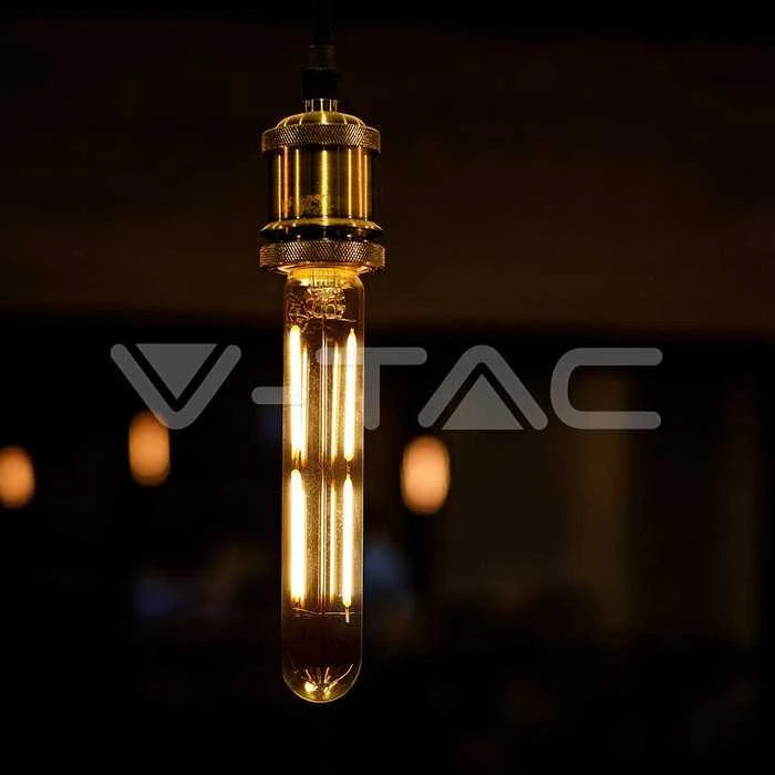 V-tac 4W LED lemputė, E14, T20, skaidriu stiklu, 3000K