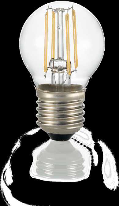 4W LED lemputė E27, 3000K, skaidri, dimeriuojama, 188942