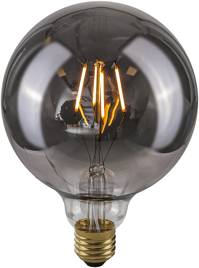 Italux 4W LED lemputė, G125, E27, dūmų sp., 2200K, dimeriuojama