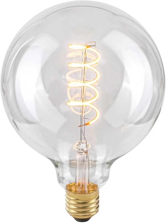 Italux 4W LED lemputė, G125, E27, skaidri, 2200K, dimeriuojama
