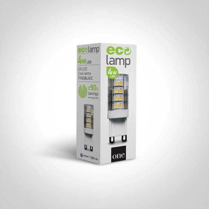 4W LED lemputė, G9, 4000K, 7103ALG/C