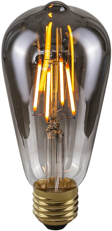Italux 4W LED lemputė, ST64, E27, dūmų sp., 2200K, dimeriuojama
